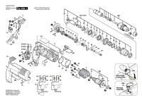 Bosch 0 603 302 003 Pbh 1 Diy Hammer Drill 230 V / Eu Spare Parts